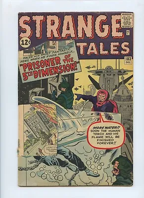 Buy Strange Tales #103 1962 (GD 2.0)(Cover Clipped) • 60.32£