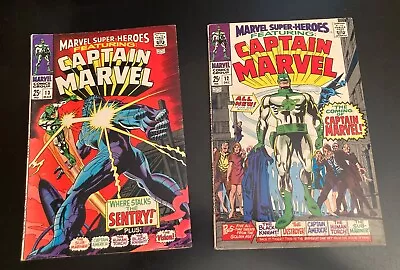 Buy MARVEL SUPER HEROES (1967-68) #12 (FN/VF), 13 (VF) *Key 1st 2 CAPTAIN MARVEL!* • 217.38£