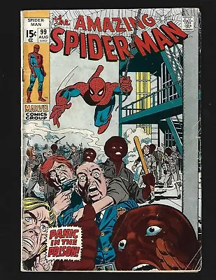 Buy Amazing Spider-Man #99 VG+ Kane Gwen Stacy Johnny Carson Ed McMahon Spidey On TV • 11.99£