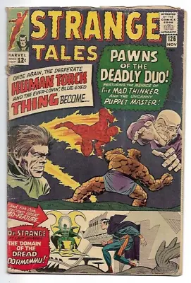 Buy STRANGE TALES #126 - GOOD Condition -  *1st APPEARANCE OF DORMAMMU & CLEA • 95.94£