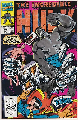 Buy Incredible Hulk 370 NM 9.4 Marvel 1990 Sub-Mariner Dr Strange Dale Keown • 6.41£