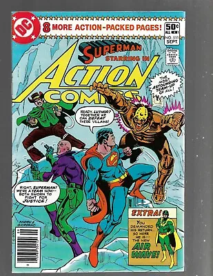 Buy 1980 DC-Superman In Action Comics-#511-Luther Fights For Good-50 Cents-VF-NM • 9.59£