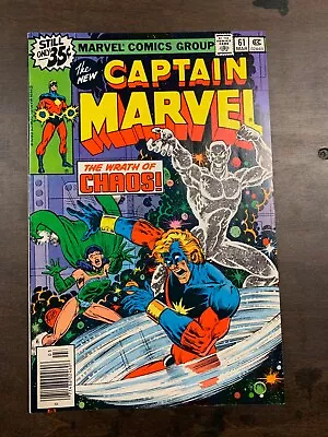 Buy Captain Marvel #61  (1977 )  Marvel Comics Vf/ Nm • 10.39£