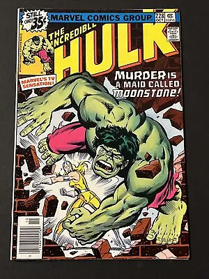 Buy Incredible Hulk #228 VF- 1978 1st Moonstone Thunderbolts MARVEL COMICS • 31.53£