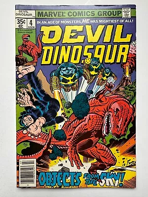 Buy Devil Dinosaur #4 1st White Hair App. Marvel 1978 FN-FN+ • 7.96£