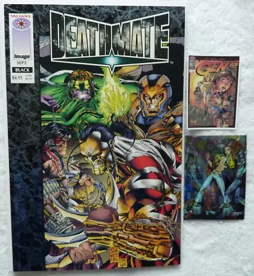 Buy Image Comics: DeathMate Black, 1st App Of Gen 13, NM With Free Sticker And Card • 5.14£