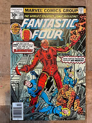 Buy Marvel FANTASTIC FOUR #184 1st Print July 1977 George Perez • 4.99£