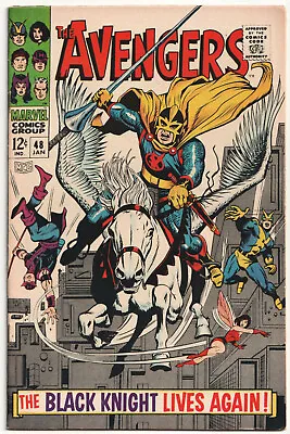 Buy Avengers #48 1968 Cents 1st App Black Knight Origin Vfn Marvel Comic • 299.95£