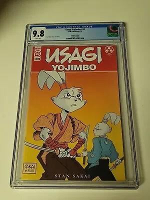 Buy Usagi Yojimbo #20 CGC 9.8 IDW Stan Sakai 1st Appearance Of Yukichi 2nd Print • 39.82£
