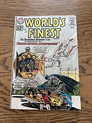 Buy World's Finest 129 (DC Comics 1962) Joker Luthor Team-up Vs Batman Superman! GD • 3.95£