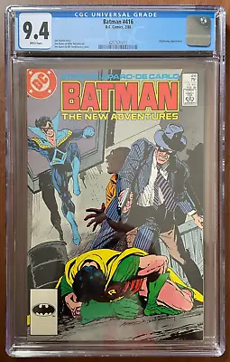 Buy Batman #416 CGC 9.4 DC 1988 Nightwing App, Jim Aparo/Bill Sienkiewicz Cover! • 32.43£