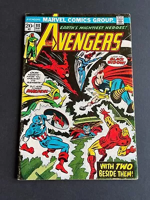 Buy Avengers #111 - X-Men Appearance (Marvel, 1973) Fine- • 10.25£
