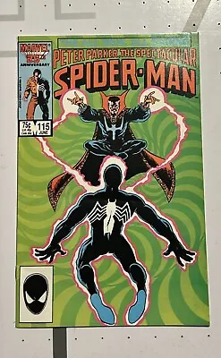 Buy Peter Parker: The Spectacular Spider-Man #115 Marvel Comics '86 VF - Key Issue • 10.27£