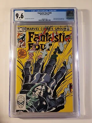 Buy Fantastic Four 258 CGC 9.6 Dr. Doom Storyline John Bryne • 79.05£