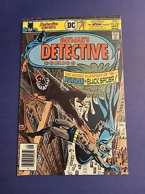 Buy Detective Comics #463 FN+ 1st Appearance Black Spider And Calculator • 22.39£