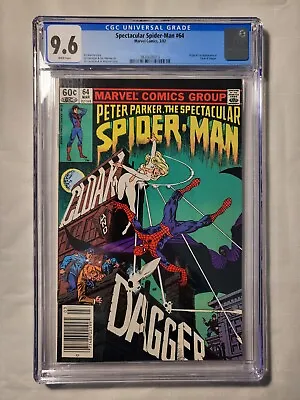 Buy Spectacular Spider-Man #64 Newsstand CGC 9.6 1st Cloak & Dagger Marvel Comic • 177.41£
