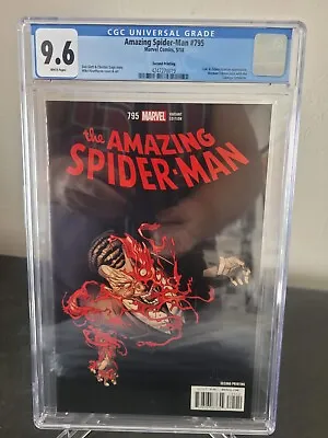 Buy Amazing Spider-man #795 Cgc 9.6 Graded Marvel Comic Red Goblin 2nd Print Variant • 56.21£