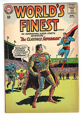 Buy World's Finest #140 Very Good 4.0 Superman Batman Robin Green Arrow 1964 • 12.84£