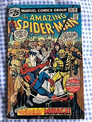 Buy Mark Jewelers Insert Amazing Spider-Man 156 (1976) 1st App Mirage.Wedding Of Ned • 7.99£