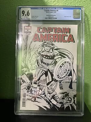 Buy Captain America #4 Remastered Sketch Edition CGC 9.6 • 125.66£