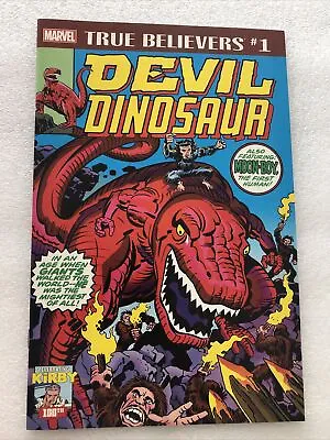 Buy Devil Dinosaur #1 Reprint True Believers Marvel Comics Oct 2017 • 8.95£