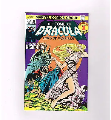 Buy TOMB OF DRACULA #43 Grade 9.0! Classic Cover By Wrightson! Intact Value Stamp! • 39.58£