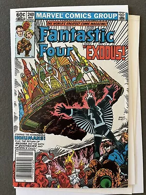 Buy Fantastic Four (1961 Series) #240 Newsstand In FVF • 6.35£
