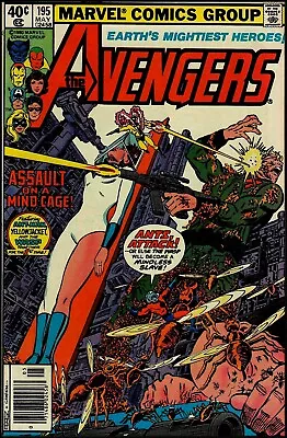 Buy Avengers (1963 Series) #195 '1st Taskmaster Cameo' VF Condition • Marvel • 1980 • 10.39£