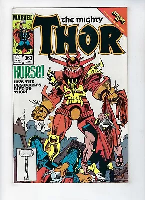 Buy Thor # 363 Secret Wars II Cross-Over Walter Simonson Story/art Jan 1986 VF • 4.95£