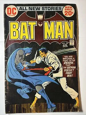 Buy Batman #243 1972 Neal Adams Cover 1st App Lazarus Pit Ra's Al Ghul DC Comics • 19.98£