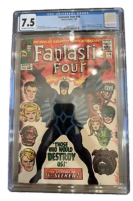 Buy Fantastic Four #46  Vf- 7.5  Cgc   1st Full App. Of Black Bolt  • 304.38£