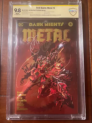 Buy Dark Nights Metal #6 5/18 Cbcs 9.8  Dc Boutique Var Ss Capullo Glapion Snyder • 206.33£