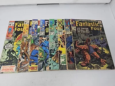 Buy FANTASTIC FOUR- 43 65 78 79 80 86 96 98 1ST Ronan Marvel Comics READING LOT • 47.50£