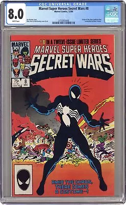 Buy Marvel Super Heroes Secret Wars #8D Direct Variant CGC 8.0 1984 3755855006 • 194.67£