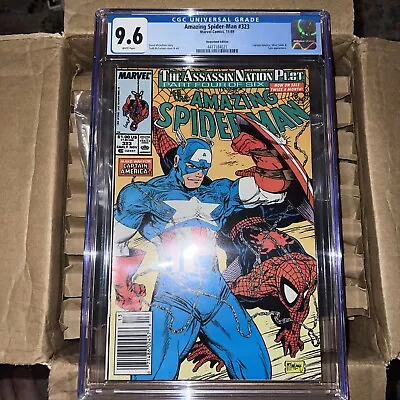 Buy Amazing Spider-Man # 323 (Marvel)1989 - CGC 9.6 WP Newsstand! • 119.36£
