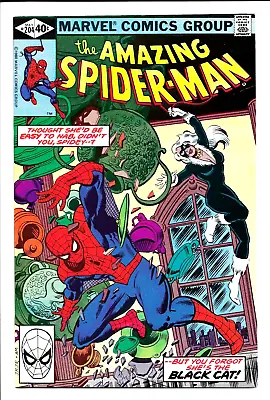 Buy Amazing Spiderman #204, 1980, Black Cat App. Direct Edition UNREAD 9.6 NM+ • 61.74£