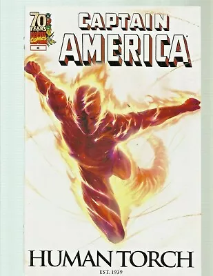 Buy Free P & P; Captain America #46, March 2009: Golden Age Human Torch Variant! • 4.99£