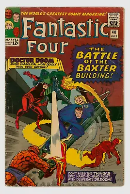 Buy Fantastic Four #40 FN 6.0 Versus Doctor Doom With Daredevil • 59.95£