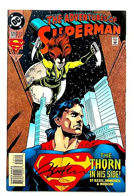 Buy The Adventures Of Superman #521 Signed By Stuart Immonen DC Comics 1997 • 12.78£
