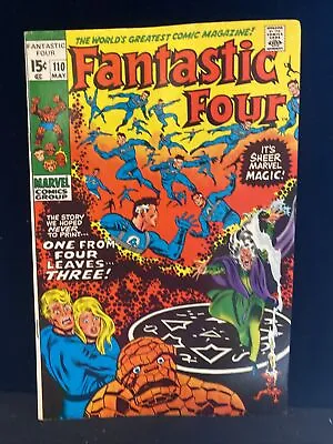 Buy Fantastic Four #110 Very Fine Plus Plus Condition • 99.93£