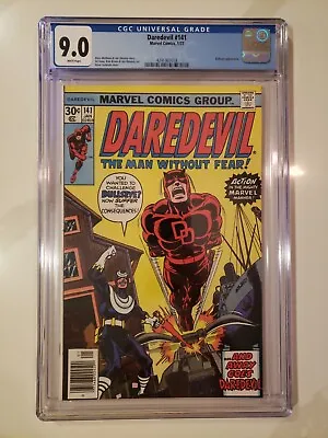 Buy Daredevil 141 CGC 9.0 Marvel Comics 1977 Bullseye Appearance • 71.16£