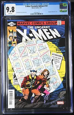 Buy X-Men #141 Facsimile Edition CGC 9.8 Reprints 1981 Classic Cover Marvel 2023 • 39.97£