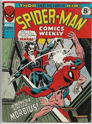 Buy Spider-man Comics Weekly #140 First Appearance Morbius VG (1975) Marvel Comics • 40£