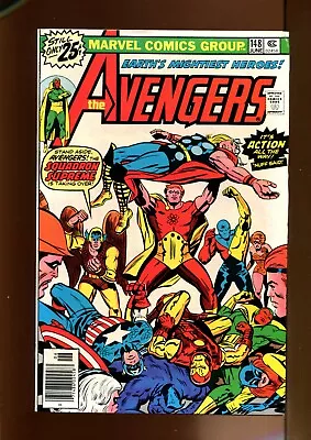 Buy Avengers #148 - Jack Kirby Cover/Squadron Supreme! (8.0/8.5) 1976 • 7.93£