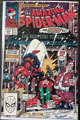 Buy Amazing Spider-Man 314 (1989) McFarlane Cover And Art VF • 9.64£