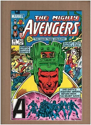 Buy Avengers #243 Marvel Comics 1984 Captain America Vision Wasp NM- 9.2 • 3.81£