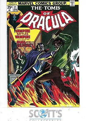 Buy Tomb Of Dracula  #21  Vf+  Blade • 30£