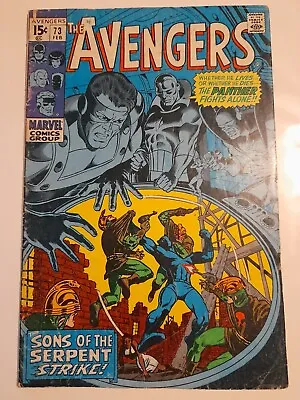 Buy The Avengers #73 Feb 1970 Good/VGC 3.0 1st Appearance Of Monica Lynne • 9.99£