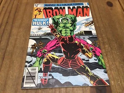 Buy Vintage Marvel All-Colour Comics  Iron Man, No. 131 Feb 1980 Featuring The Hulk • 10£