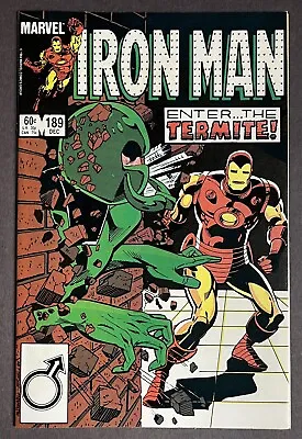 Buy Iron Man #189: 1st App Of The Termite  Marvel Comics 1984 (NM) • 3.84£